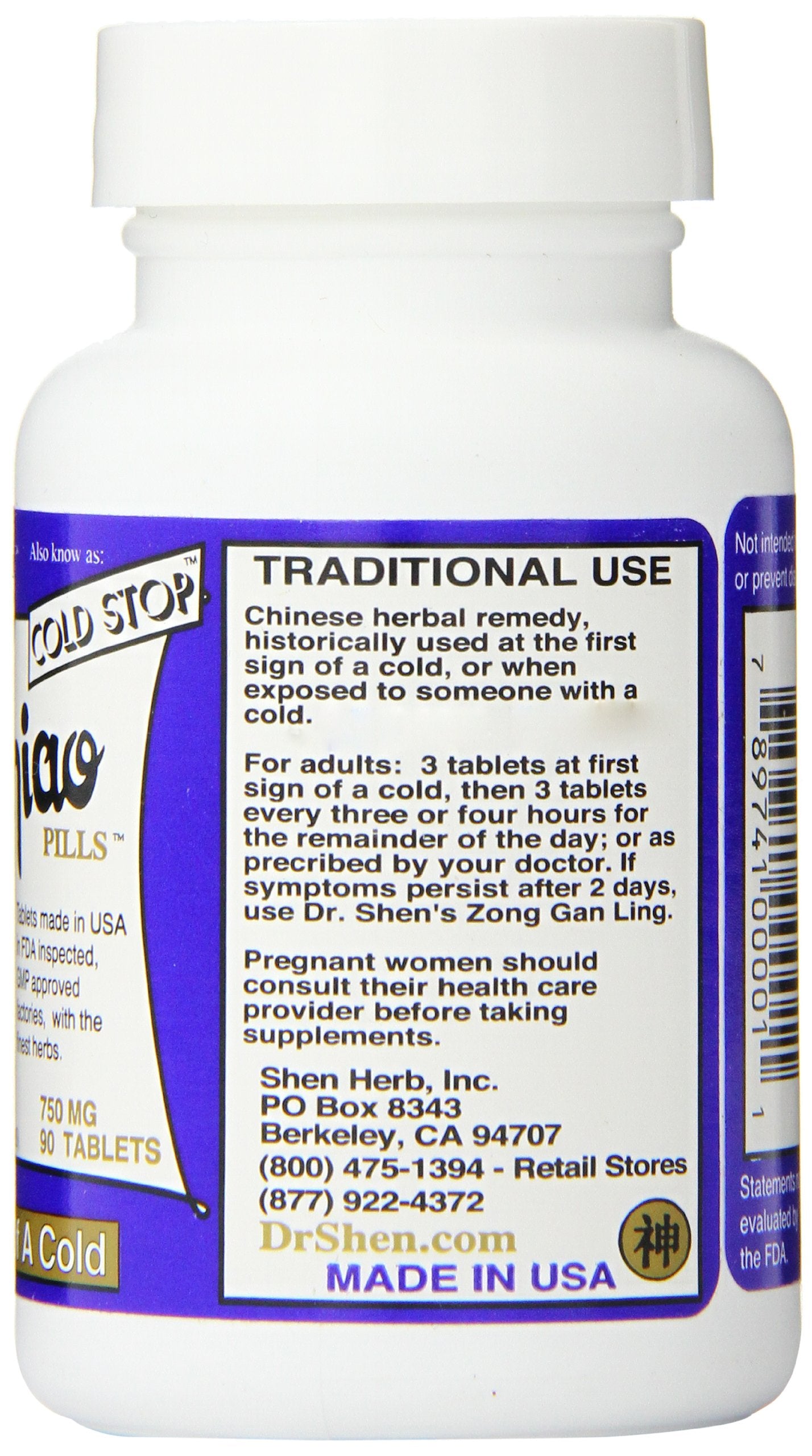 Dr. Shens YIN CHIAO 90 Tablets