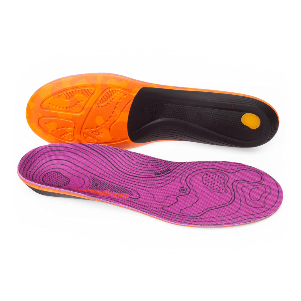 Superfeet Hike Womens Support Insoles - Trim-to-Fit Comfort Carbon Fiber Orthotic Inserts for Hiking Boots or Shoes - Professio