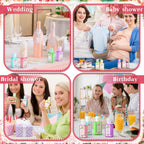 Gejoy 48 Pack Mini Hand Sanitizer Bulk Wedding Party Favors for Guests Hand Sanitizer Travel Size Thank You Hand Soap Gifts for