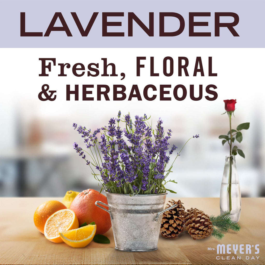 MRS. MEYER S CLEAN DAY Antibacterial Hand Sanitizer Spray, Travel Size, Lavender, 2 oz (Pack of 12)