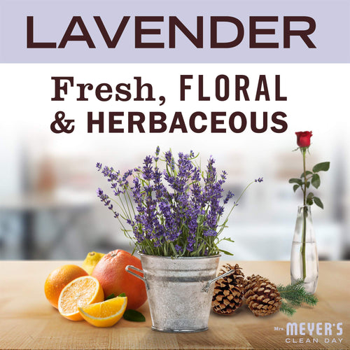 MRS. MEYERS CLEAN DAY Antibacterial Hand Sanitizer Spray, Travel Size, Removes 99.9% of Bacteria, Lavender Scent, 2 oz