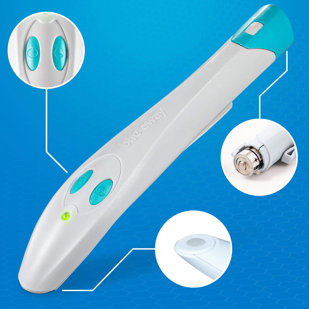 bite away - The Original Electronic Bug bite Treatment for Mosquito Bites, Made in Germany. Without Chemicals - Treatment by Hea