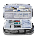 LUXJA Diabetic Supplies Travel Case, Storage Bag for Glucose Meter and Other Diabetic Supplies (Bag Only), Gray