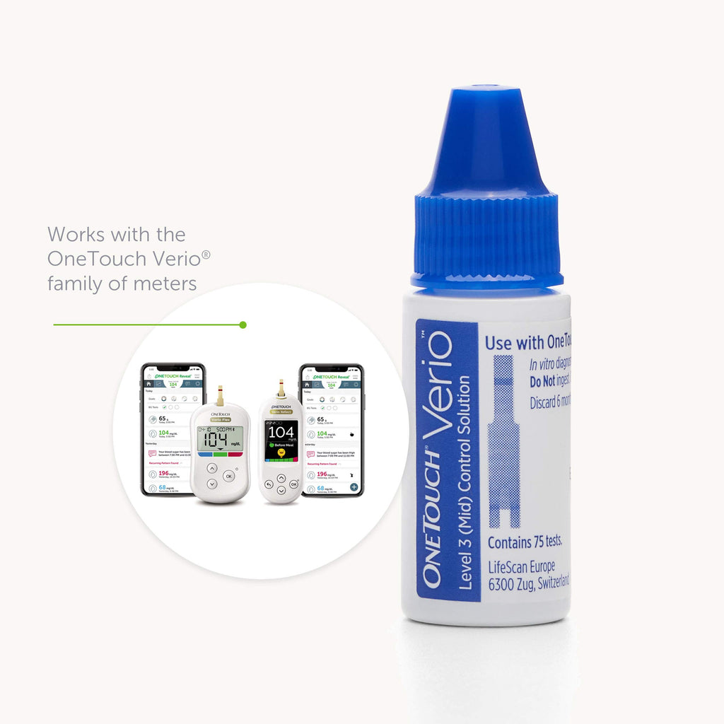 OneTouch Verio Control Solution, Mid, .13 fl oz