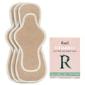 Rael Reusable Pads Menstrual, Organic Cotton Cover Pads - Postpartum Essential, Regular Absorbency, Thin Cloth Pads, Leak Free, 