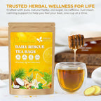 Premium Daily Rescue Lemon Ginger Tea Bags