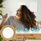 TIPKON Head Massager 20 Fingers Scalp Massager Head Scratcher, Back Massage Back Scratcher, Stocking Stuffers for Scalp and Body