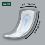 Depend Incontinence Guards/Incontinence Pads for Men/Bladder Control Pads, Maximum Absorbency, 104 Count (2 Packs of 52), Packag