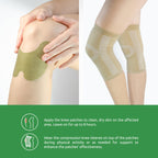 SaluVera Warming Herbal Knee Patches with 2 Compression Sleeves - Self-Heating Relief Patches for Men & Women, Natural Ingredien