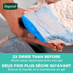 Depend FIT-Flex Incontinence Underwear for Women, Disposable, Maximum Absorbency, Extra-Large, Blush, 36 Count