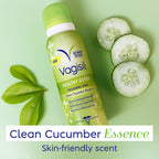Vagisil Healthy Detox Freshening Spray for Feminine Hygiene, Gynecologist Tested, Paraben Free, Clean Cucumber Essence, 2.6 oz (