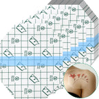50 Pieces Transparent Stretch Adhesive Bandage Waterproof Transparent Film Dressing Bandages 4 x 4.75 Inches Clear Adhesive Dres