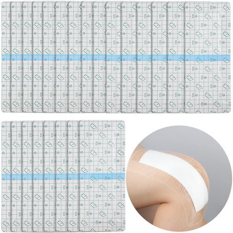 25 Pcs Waterproof Shower Protector Bandage 4''x10'' for Post Knee Replacement Hip Surgery Recovery Long Surgical Incision Adhesi