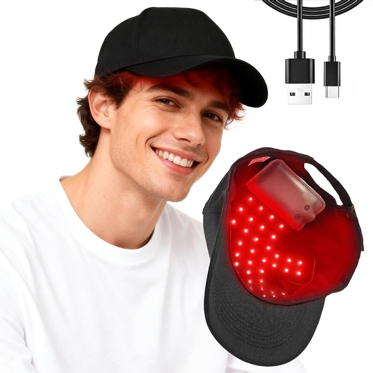 LLLT Laser Hair Growth Cap, Hair Growth Cap for Men Women