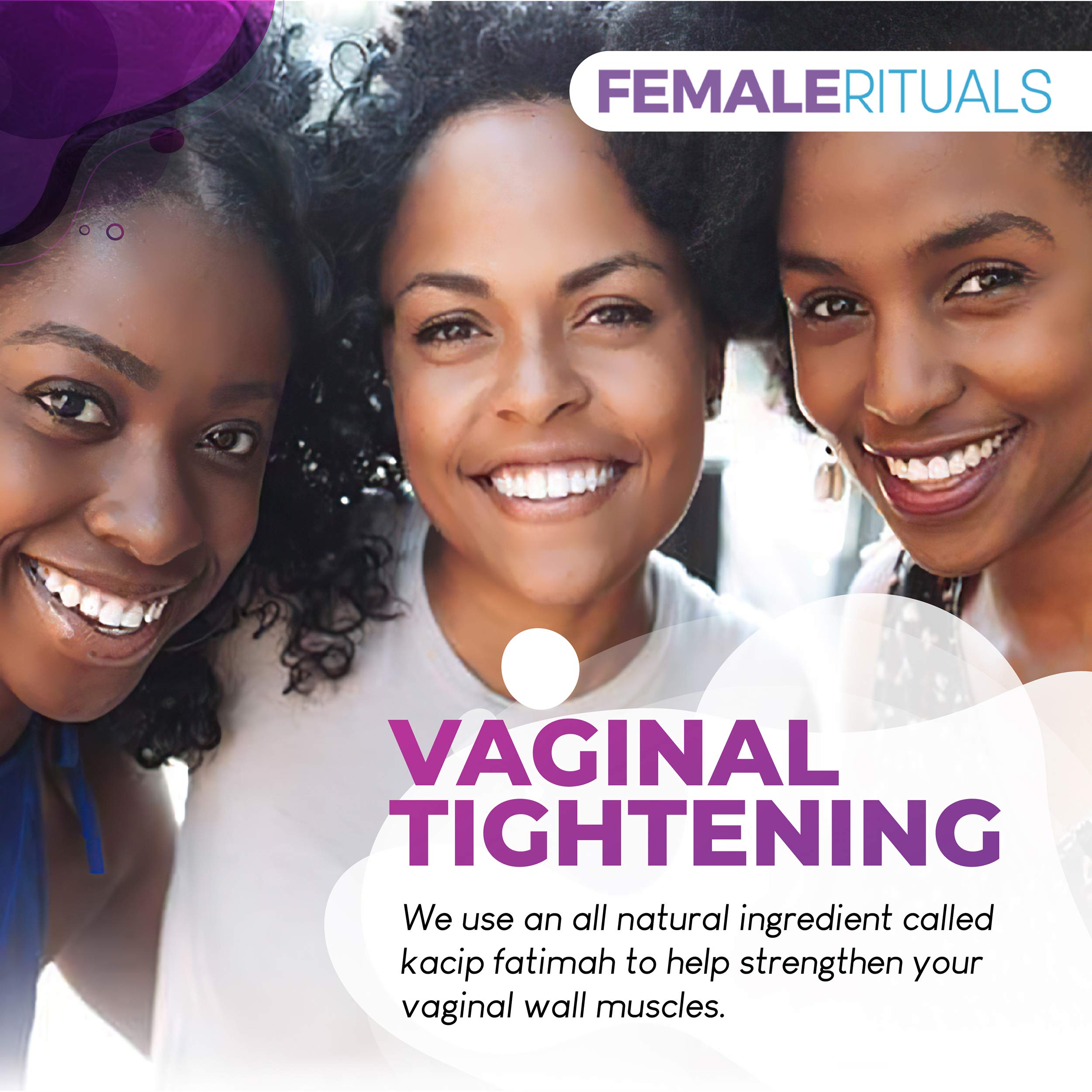 FEMALE RITUALS Yoni Balance Vaginal Tightening Pills 30 Pack - Vaginal Rejuvenation & Vagina Moisturizer for Dryness - Vaginal T