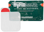 North American Rescue HyFin Chest Seal Occlusive (Single Pack) NAR Individual Compact Dressing for Open Chest Wounds, Trauma (10