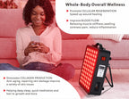 supersred Red Light Therapy Panel, Infrared Red Light Therapy Lamp for Body with Stand, Medical Grade 660nm and 850nm Near Infra
