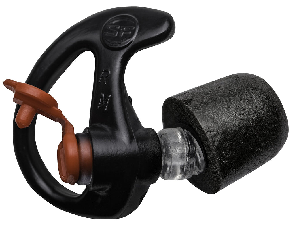 SureFire EP7 Sonic Defenders Ultra filtered Earplugs w/ Comply Canal Tips, reusable, Black, Small
