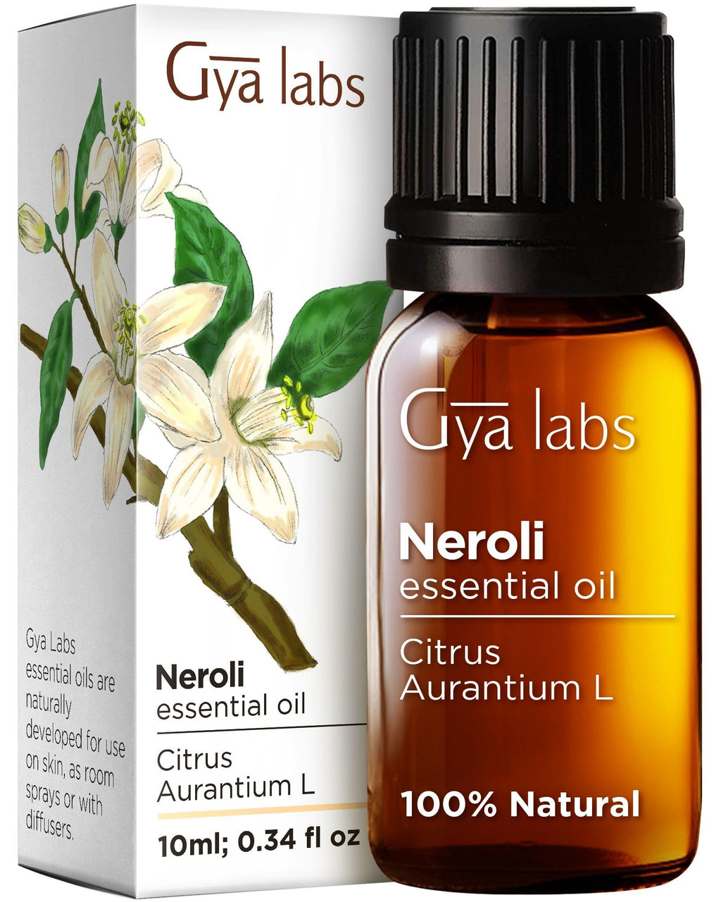 Gya Labs Neroli Essential Oil for Diffuser - Natural Fragrance Neroli Oil for Skin, Aromatherapy, Soap & Candle Making - Freshly