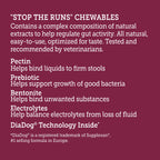Vetality Stop The Runs | Dog Anti Diarrhea Medicine | 6 Count Chewable | Chicken Flavor