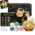 Aovila Aquarius Birthday Gifts for Women - Aquarius Candle Holder Crystals Birthstones Gifts Box Set - Zodiac Gifts Astrology Ho