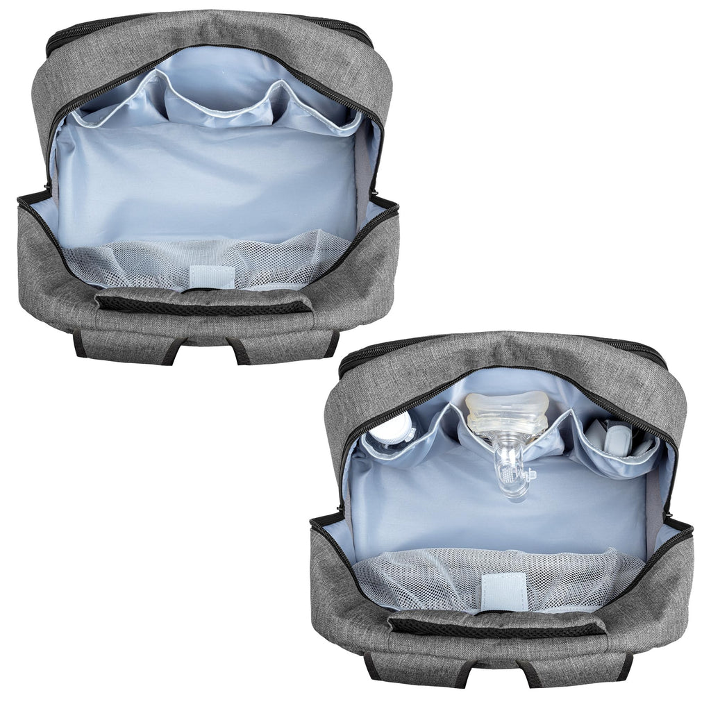 CURMIO CPAP Travel Backpack - Compatible for ResMed AirSense & Philips System One, Carry On Bag for CPAP Machine & Supplies, Gra