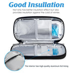 YOUSHARES Insulin Cooler Travel Case - Diabetic Case Insulated Organizer Portable Cooling Bag for Insulin Pen and Medication Dia