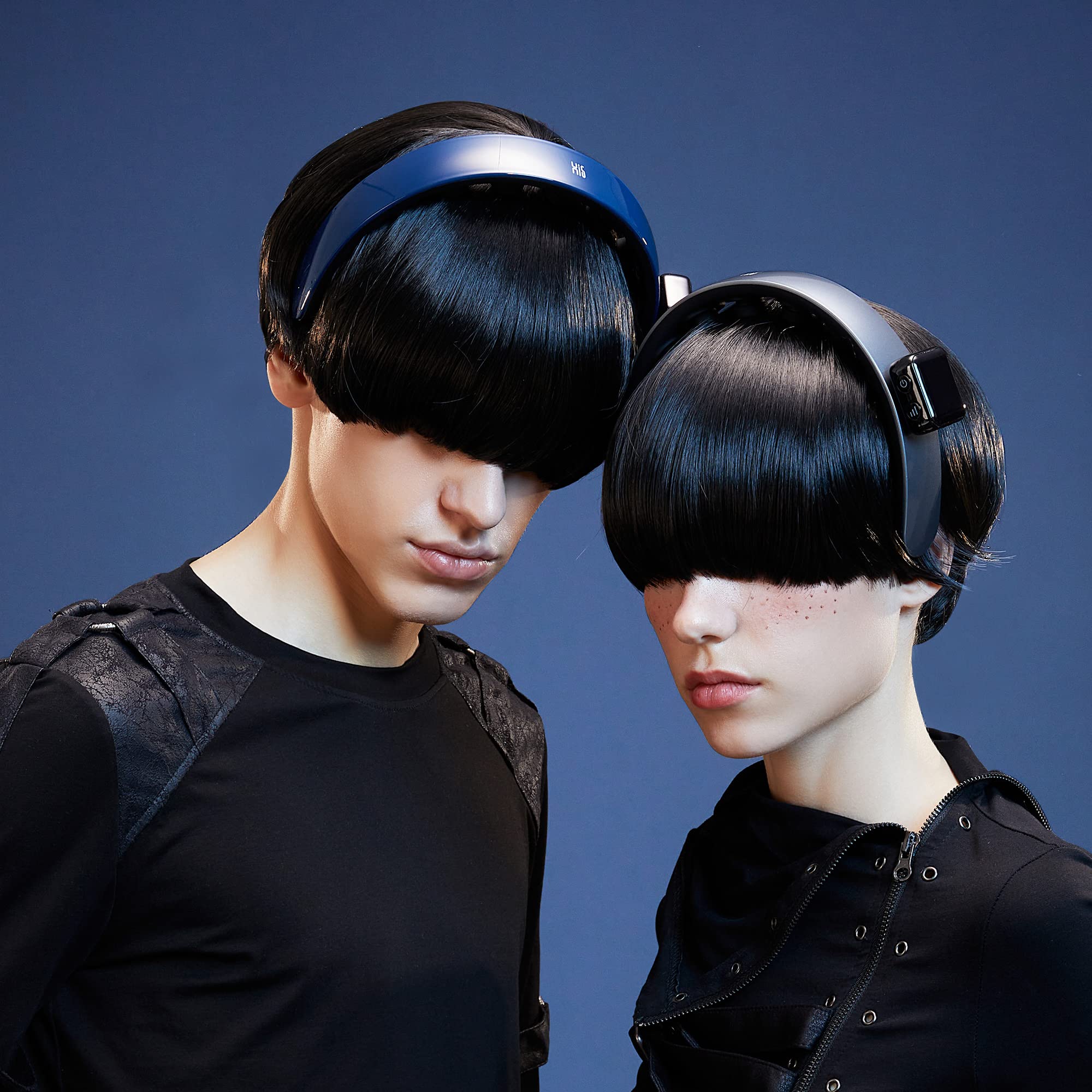 Master Massage H1 Fashion Hairband Head Massager Standard- Slim & Lightweight, 11 Vibrating Heads, 5 Modes, 3 Intensities from G