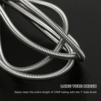 Brush Diameter 15mm 19mm -CPAP Tube Cleaning Brush-Suitable for Most CPAP Hose Type (Black)