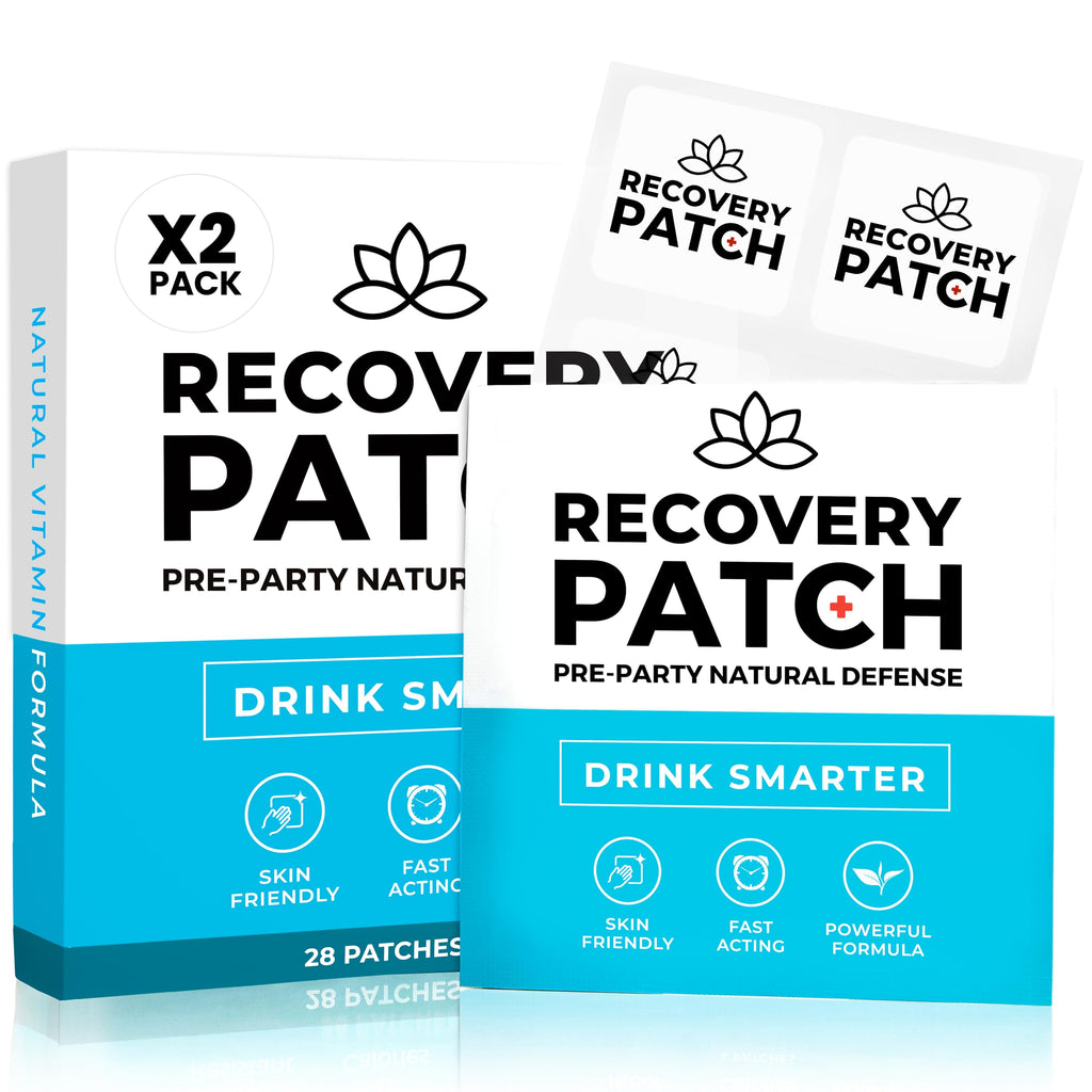 Party Treats Recovery Patches 56 Pack (Two 28 Packs) - Wake Up Refreshed & Energized with Our 100% Natural Ingredients Patch - I