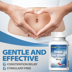 HealthA2Z? Stool Softener | Docusate Sodium 100mg | Red Capsules | Dependable | Gentle Constipation Relief (400 Counts (Pack of