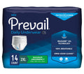 Prevail Mens Protective Daily Underwear | Size 2X-Large | Maximum Absorbency | 14 Count