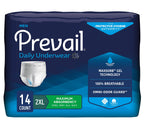 Prevail Mens Protective Daily Underwear | Size 2X-Large | Maximum Absorbency | 14 Count