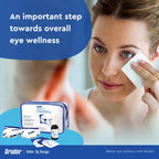 Bruder Hygienic Eyelid Care Kit - Moist Heat Eye Compress Mask, Eyelid Cleansing Wipes & Spray - Soothe Dry Eyes & Improve Healt