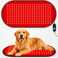 Red Light Therapy Mat for Dogs, 11.823.6 Inches Pet Light Therapy Mat, 240 LED Beads, 660nm & 880nm Light, Timer and Controlle