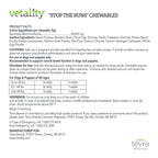 Vetality Stop The Runs | Dog Anti Diarrhea Medicine | 6 Count Chewable | Chicken Flavor