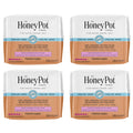 The Honey Pot Company - 64ct - Herbal Pads for Women - Organic Incontinence Daytime w/Wings. Infused w/Essential Oils for Coolin