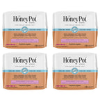The Honey Pot Company - 64ct - Herbal Pads for Women - Organic Incontinence Daytime w/Wings. Infused w/Essential Oils for Coolin