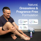 EPSOM-IT Calming Foot Lotion - Roll On Magnesium Sulfate Lotion for Tired Feet & Ankles, Topical Epsom Salt with Urea, Soften To