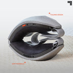 Sharper Image RealTouch Eye Mask, Hot + Cold Massager, Air Compression, Puffy Under Eye Aid, Bluetooth Music, USB-C Rechargeable