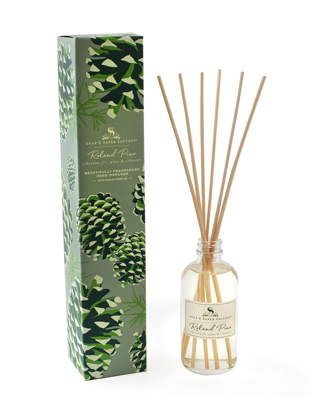 Soap & Paper Factory Roland Pine 3.65 oz Reed Diffuser