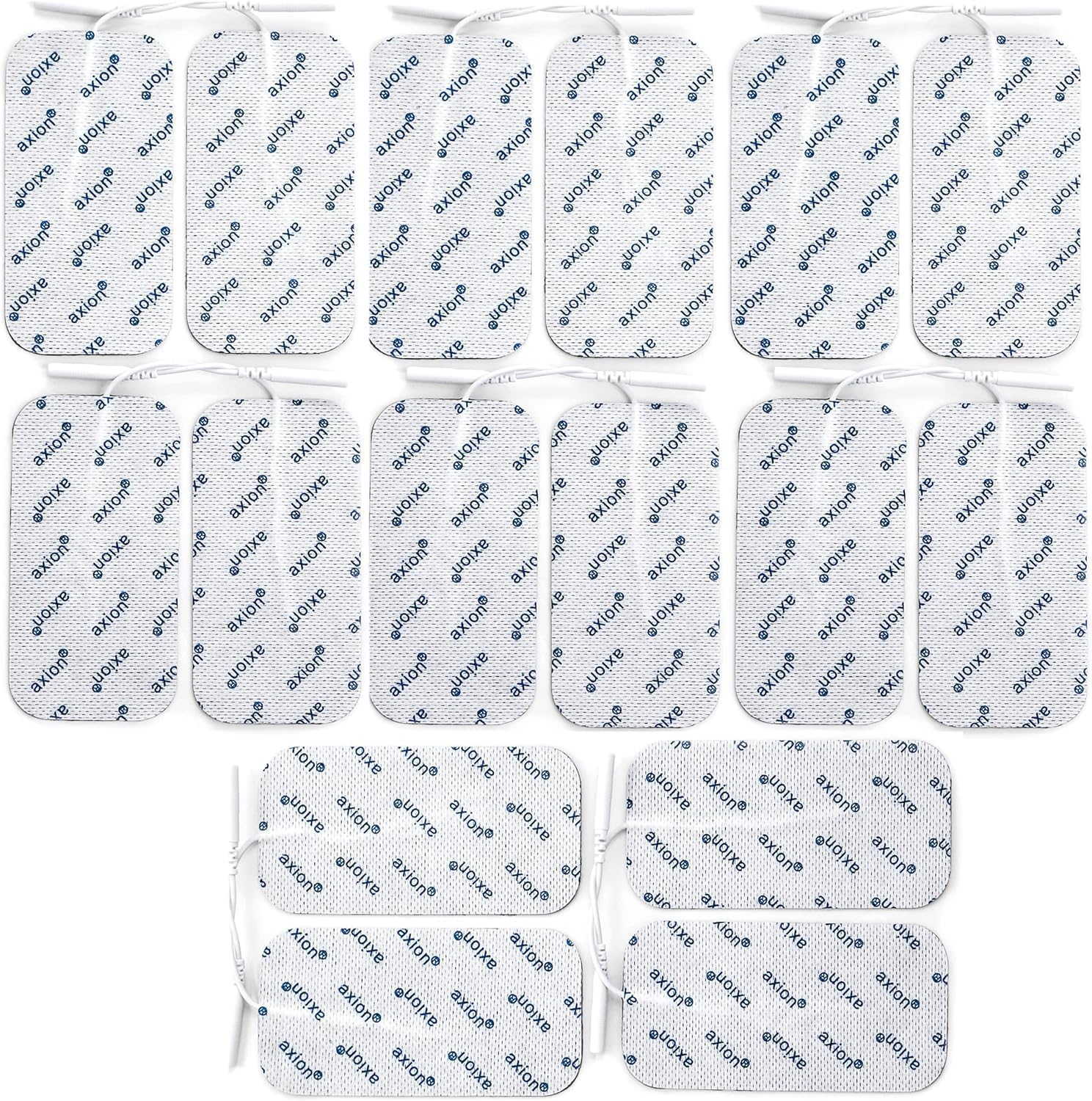16 Large Electrode Pads 4x2 in  Universal Self-Adhesive Pads for TENS Devices & EMS Trainers  Excellent Adhesion and conductivit