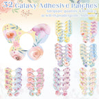 Geiserailie 32 Pack Adhesive Patches, Compatible with Dexcom G7, CGM Patches, Butterfly Tape Stickers, Sensor Covers, Waterproof