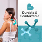 BioSwiss 2-Pack Full Body Massager, 4 Legged Pressure Point Hand Held Massage Tool for Back and Neck Massaging, One Large One Sm