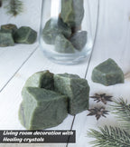 Crocon 1LB Green Aventurine Rough Bulk Natural Stone Raw Gemstone Tumbling Cabbing Polishing Mining Meditation Chakra Balancing