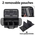 Trunab Professional Medical Bag, First Aid Storage Bag, Empty Emergency Responder Trauma Bag with Inner Dividers and No-Scratch