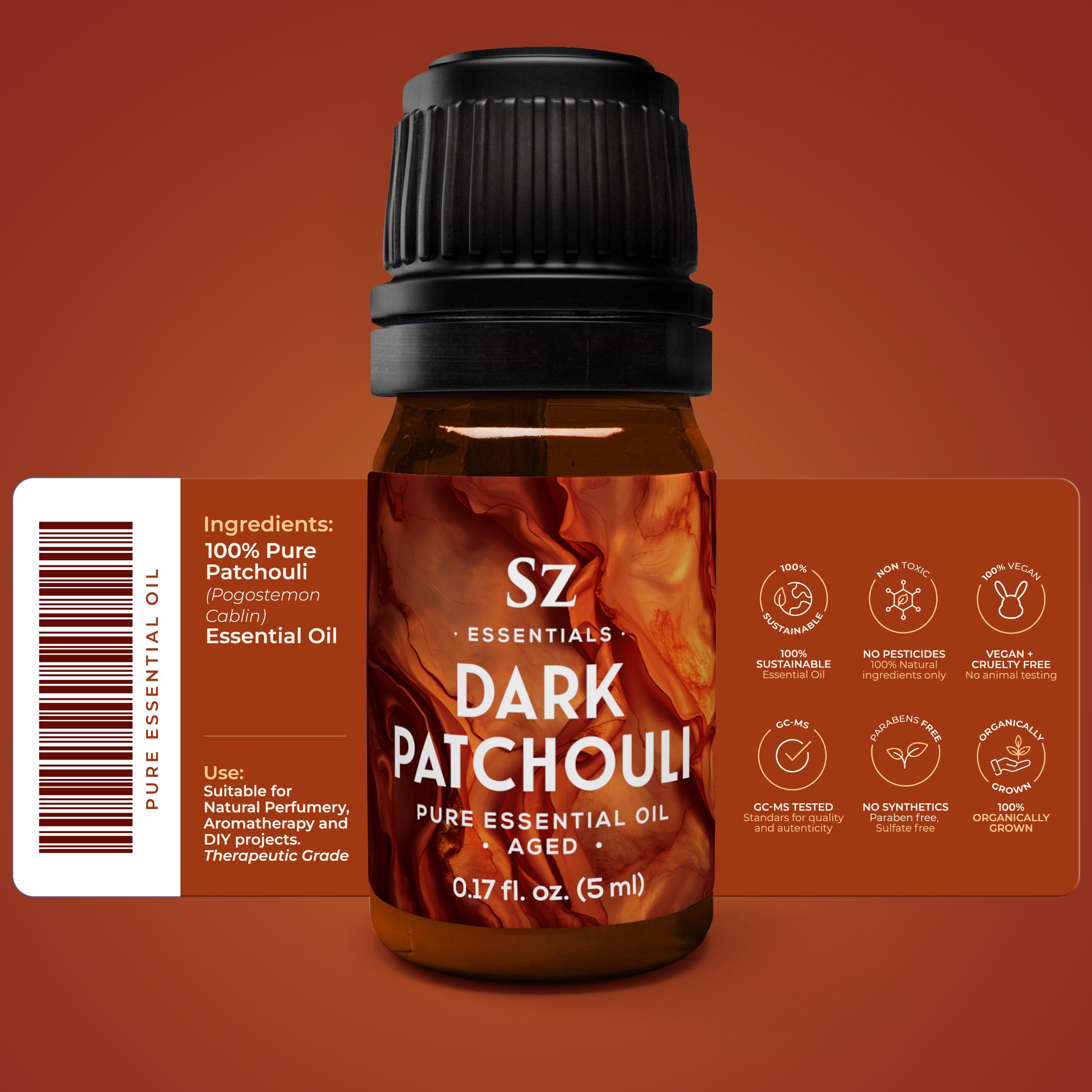 Sz Essentials Meditation 100% Pure Essential Oil Blend - Perfectly Balanced for Shadow Work, Hot & Cold Yoga - Elevated and Deep