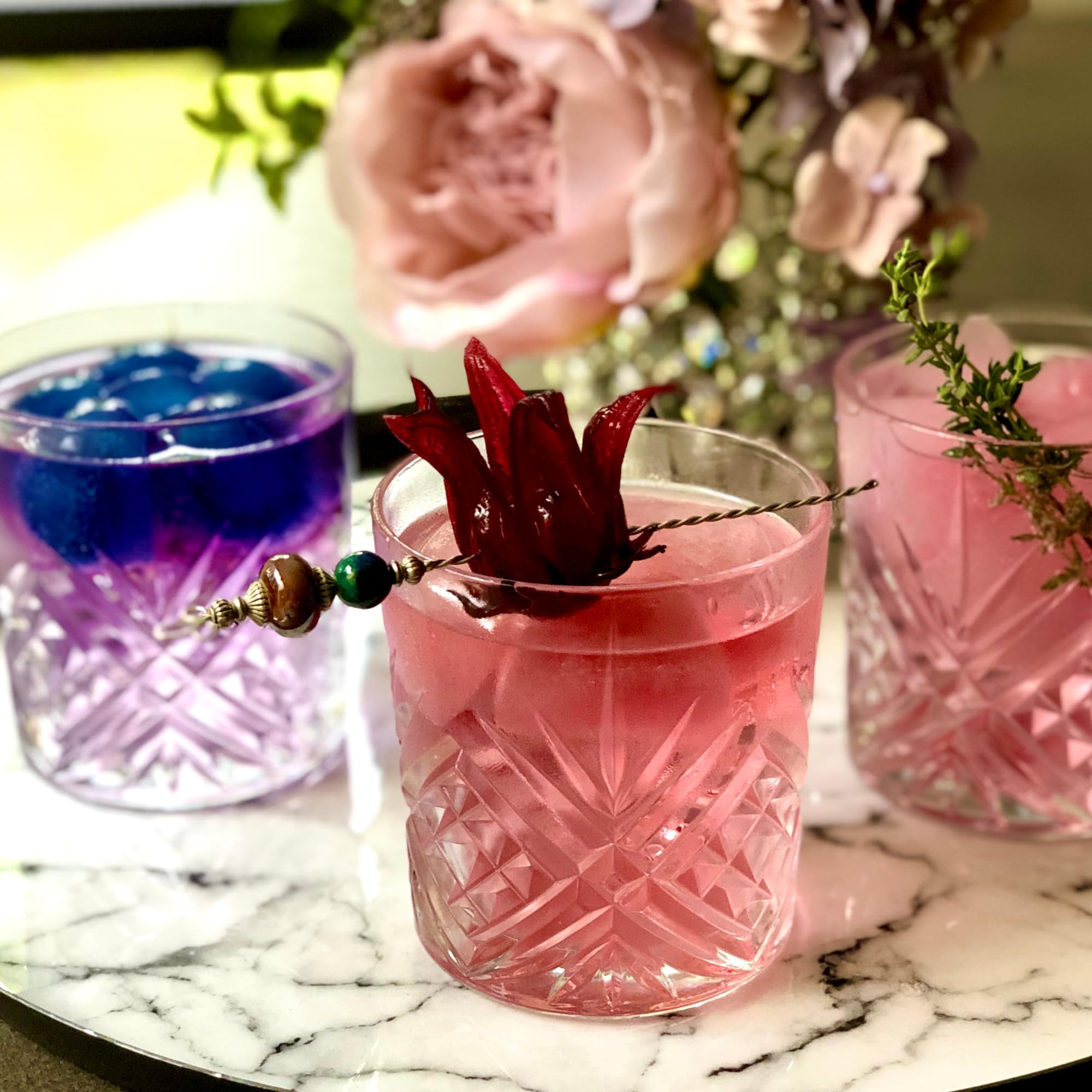 Wild Hibiscus Flower Company Hibiscus Flower All Natural Cocktail Concentrate, 3.4 Fluid Ounce Bottle