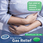 RIGHT REMEDIES Gas Relief Extra Strength, 125mg Simethicone (365 Softgels), Fast Relief from Gas, Bloating, Fullness, Painful di