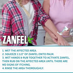 ZANFEL - Poison Ivy, Oak & Sumac Wash: Topical Solution for Poison Ivy, Poison Oak, and Sumac